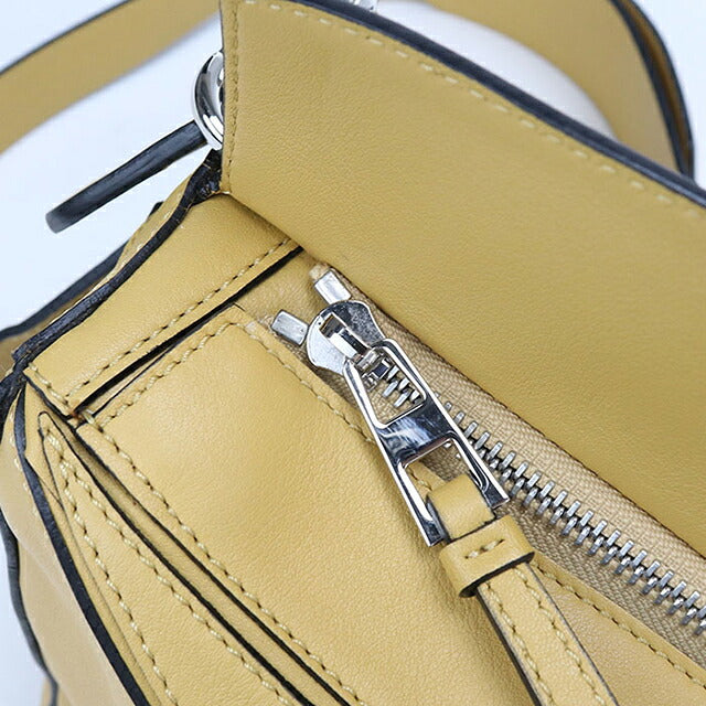 二手 LOEWE 手提包 女士品牌 LOEWE puzzle 中号 2WAY 黄色 USDLO119731011