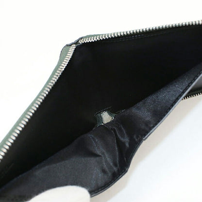 中古 ロエベ 二つ折り財布 二折財布 コンパクト ユニセックス ブランド LOEWE アナグラム ラウンドファスナー財布 グリーン USDLO119759011