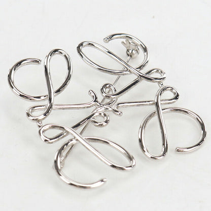 中古 ロエベ ブローチ レディース ブランド LOEWE アナグラム  111.25.020 シルバー アクセサリー USDLO119819011