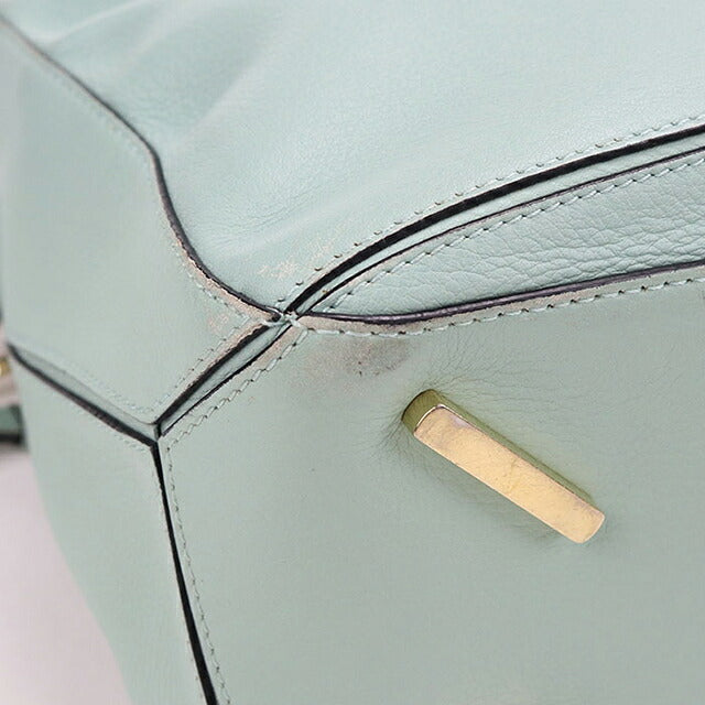 二手 LOEWE 手提包 女士品牌 LOEWE puzzle 中号 2WAY 绿色 USDLO120106011