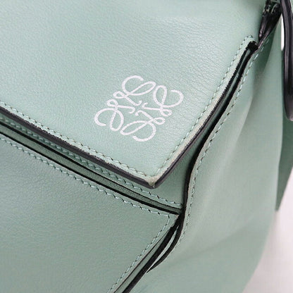 二手 LOEWE 手提包 女士品牌 LOEWE puzzle 中号 2WAY 绿色 USDLO120106011