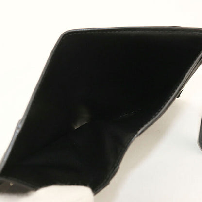 中古 ロエベ 二つ折り財布 二折財布 コンパクト メンズ ブランド LOEWE パズル スリム コンパクトウォレット C510W73X08 ブラック USDLO120167011