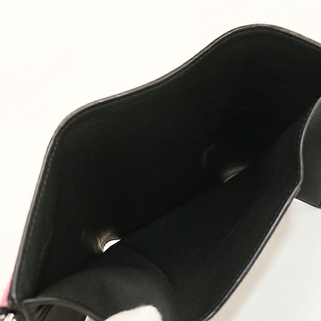 中古 ロエベ 三つ折り財布 三折財布 コンパクト レディース ブランド LOEWE アナグラム バーティカル　ウォレット C660S86X04 ピンク USDLO120333011