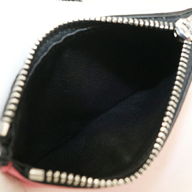 中古 ロエベ 三つ折り財布 三折財布 コンパクト レディース ブランド LOEWE アナグラム バーティカル　ウォレット C660S86X04 ピンク USDLO120333011