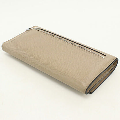 Used LOEWE long wallet bi-fold ladies brand LOEWE Anagram Continental wallet C821ACWX07 Beige USDLO120448011
