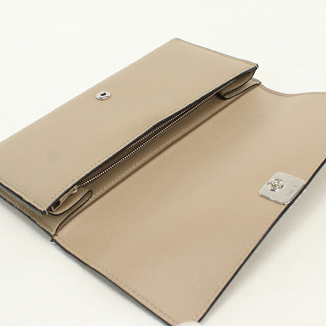 Used LOEWE long wallet bi-fold ladies brand LOEWE Anagram Continental wallet C821ACWX07 Beige USDLO120448011
