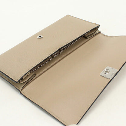 Used LOEWE long wallet bi-fold ladies brand LOEWE Anagram Continental wallet C821ACWX07 Beige USDLO120448011
