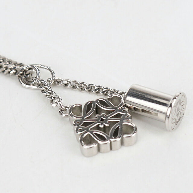 中古 ロエベ ネックレス レディース ブランド LOEWE アナグラム パーソナライゼーション  N691420X01 シルバー アクセサリー USDLO120457011
