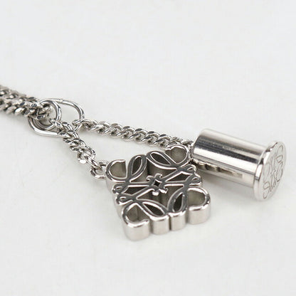 中古 ロエベ ネックレス レディース ブランド LOEWE アナグラム パーソナライゼーション  N691420X01 シルバー アクセサリー USDLO120457011