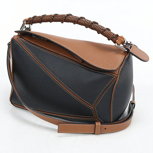 二手LOEWE手提包女士品牌LOEWE拼图小2WAY A510P60X18黑色USDLO120718011