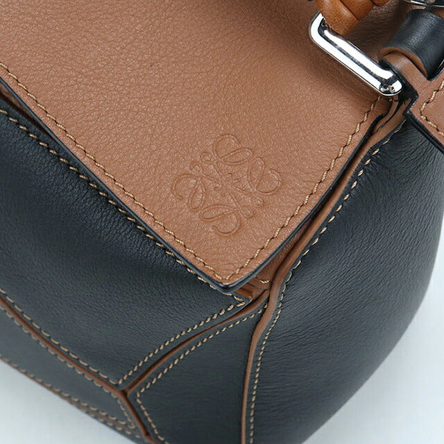 二手LOEWE手提包女士品牌LOEWE拼图小2WAY A510P60X18黑色USDLO120718011
