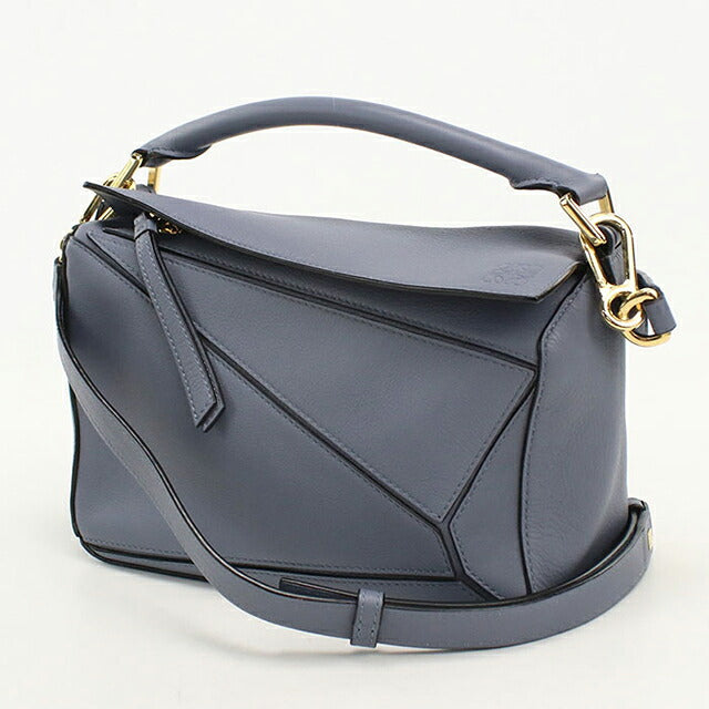 中古 ロエベ ハンドバッグ レディース ブランド LOEWE パズル スモール 2WAY ブルー USDLO120978011
