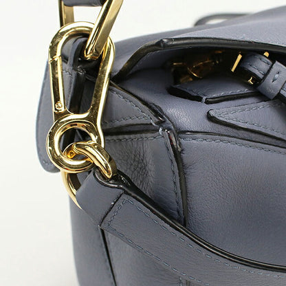 中古 ロエベ ハンドバッグ レディース ブランド LOEWE パズル スモール 2WAY ブルー USDLO120978011