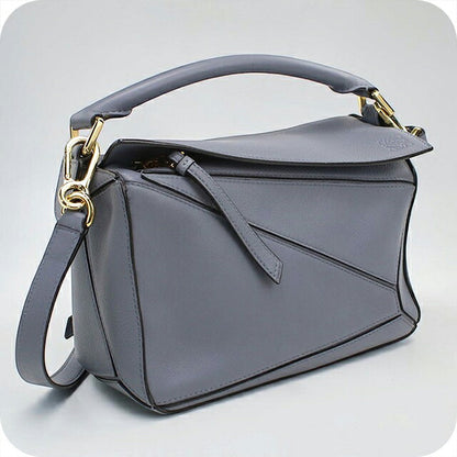 中古 ロエベ ハンドバッグ レディース ブランド LOEWE パズル スモール 2WAY ブルー USDLO120978011