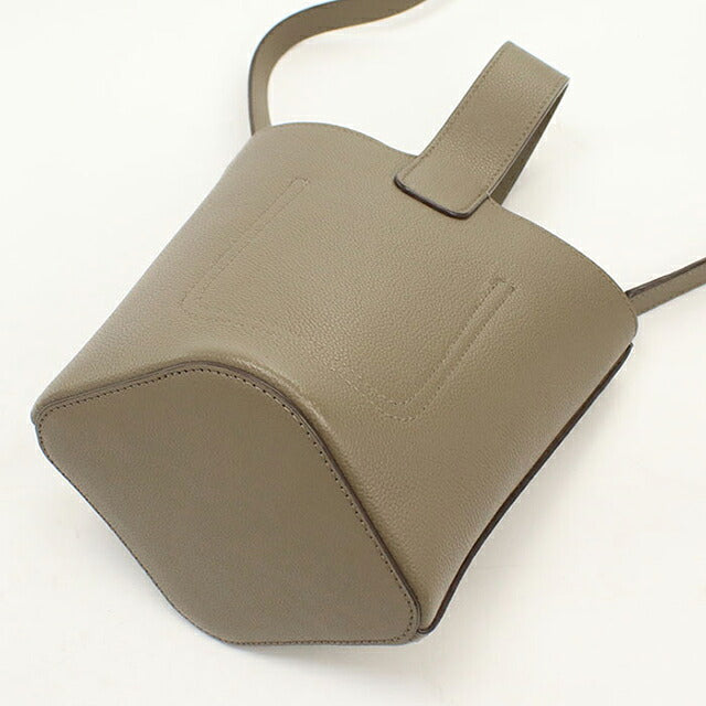 中古 ロエベ ハンドバッグ レディース ブランド LOEWE ペブル バケットバッグ ミニ 2WAY AANBBBMX31 グレー USDLO121169011