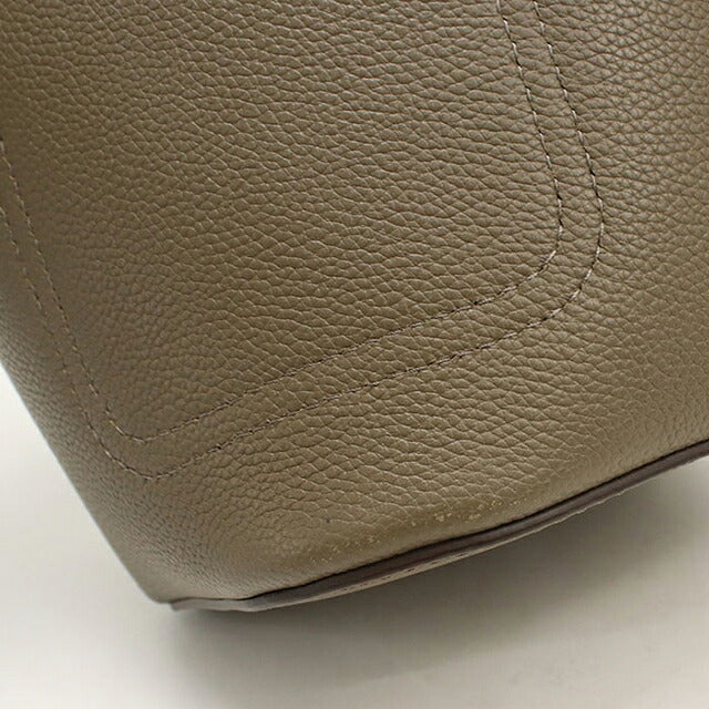 中古 ロエベ ハンドバッグ レディース ブランド LOEWE ペブル バケットバッグ ミニ 2WAY AANBBBMX31 グレー USDLO121169011