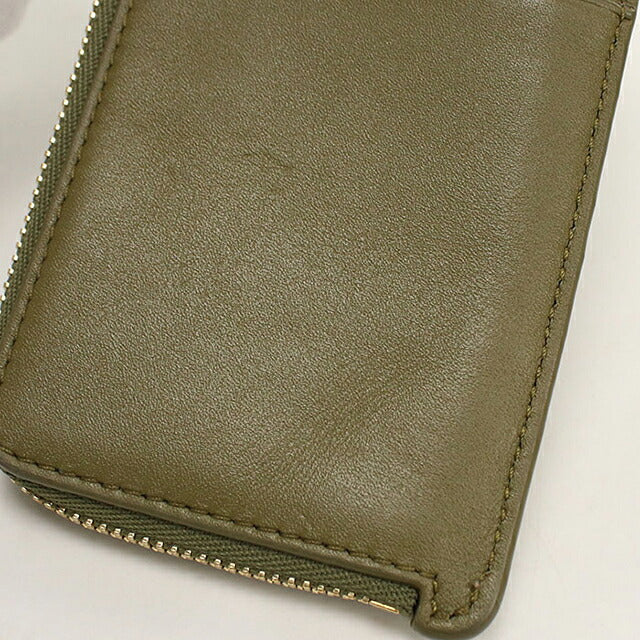 中古 ロエベ 小銭入れ レディース ブランド LOEWE ペブル コインカードホルダー CANBZ40X01 カーキ USDLO121291011