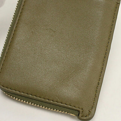 中古 ロエベ 小銭入れ レディース ブランド LOEWE ペブル コインカードホルダー CANBZ40X01 カーキ USDLO121291011