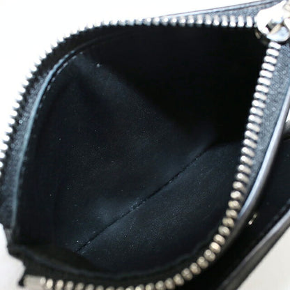 中古 ロエベ 二つ折り財布 二折財布 コンパクト メンズ ブランド LOEWE パズル スリム コンパクト ウォレット C510W73X08 ブラック USDLO121293011