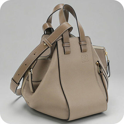 二手LOEWE手提包女装品牌LOEWE吊床小号38712KBN60米色USDLO121537011