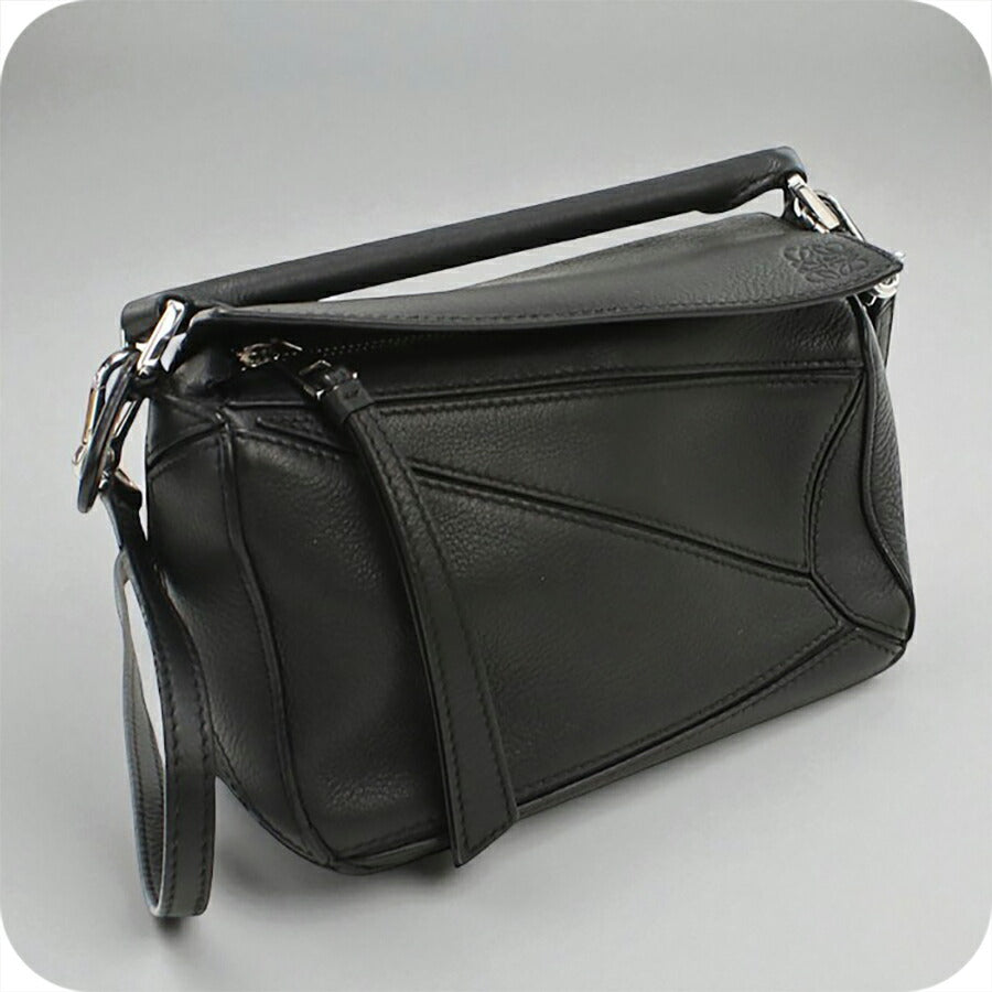 中古 ロエベ 斜め掛け ショルダーバッグ レディース ブランド LOEWE パズルバッグ ミニ ブラック バッグ USDLO93790011