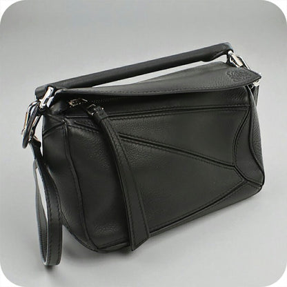 中古 ロエベ 斜め掛け ショルダーバッグ レディース ブランド LOEWE パズルバッグ ミニ ブラック バッグ USDLO93790011