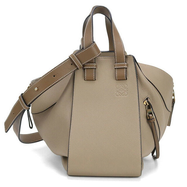 中古 ロエベ ハンドバッグ レディース ブランド LOEWE ハンモックバッグ スモール ベージュ バッグ USDLO94218011