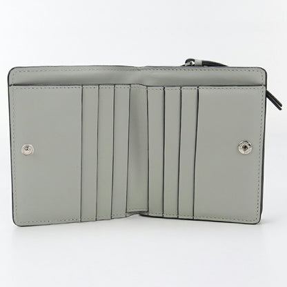 中古 ロエベ 二折財布小銭入付き レディース ブランド LOEWE パズル コンパクトジップウォレット グリーン 財布 USDLO95938011