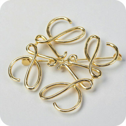 使用的Loewe Brooch for for for for for for for for for loewe angram 111.25.020黄金配件USDLO96637011