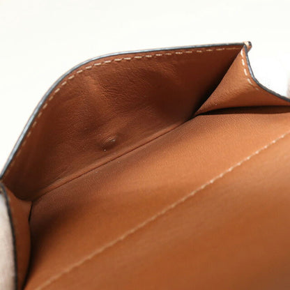 中古 ロエベ 三折財布 レディース ブランド LOEWE アナグラム トライフォールド ウォレット ブラウン 財布 USDLO96643011
