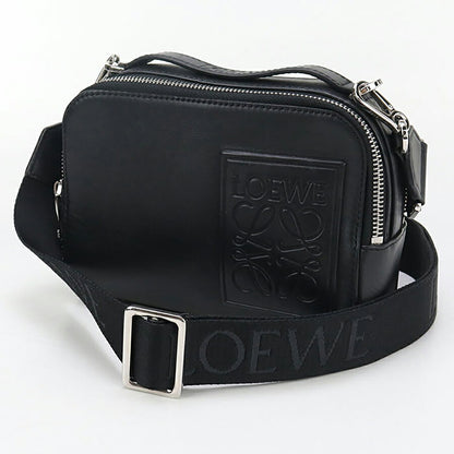 中古 ロエベ 斜め掛け ショルダーバッグ レディース ブランド LOEWE アナグラム 2WAYハンドバッグ ブラック バッグ USDLO96742011