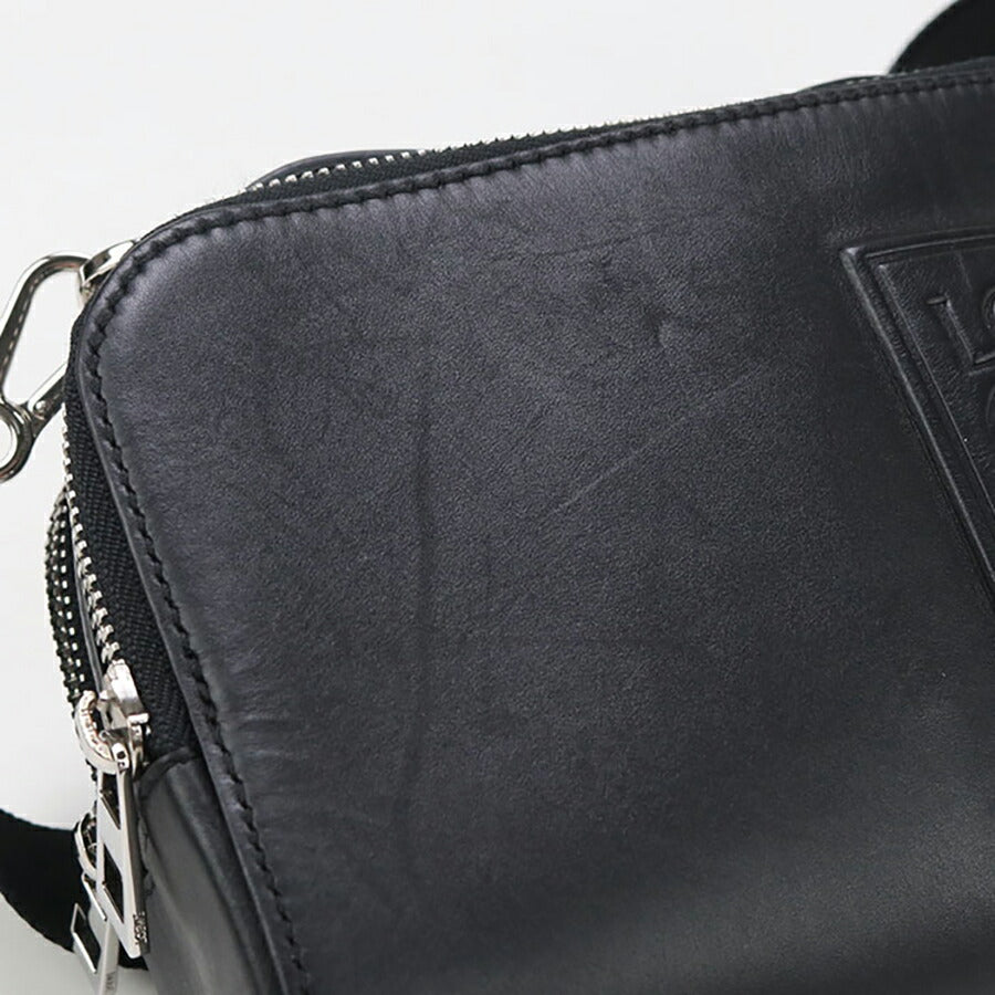 中古 ロエベ 斜め掛け ショルダーバッグ レディース ブランド LOEWE アナグラム 2WAYハンドバッグ ブラック バッグ USDLO96742011