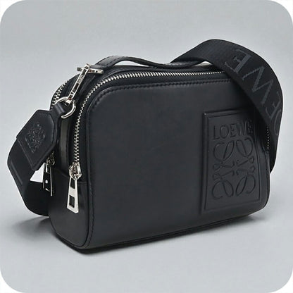 中古 ロエベ 斜め掛け ショルダーバッグ レディース ブランド LOEWE アナグラム 2WAYハンドバッグ ブラック バッグ USDLO96742011