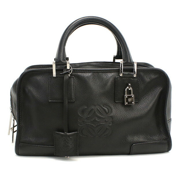Used Loewe Handbag for Women Brand LOEWE Amazona 28 Leather Black Bag USDLO96876011