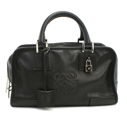 Used Loewe Handbag for Women Brand LOEWE Amazona 28 Leather Black Bag USDLO96876011