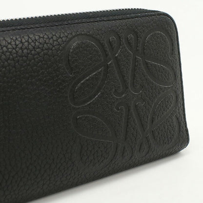 中古 ロエベ 長財布ラウンドファスナー ユニセックス ブランド LOEWE ブランド オープン ウォレット C500U46X02 ブラック 財布 USDLO97424011