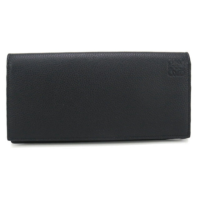 中古 ロエベ 長財布二折 メンズ ブランド LOEWE ロング ホリゾンタル ウォレット C660978X02 ブラック 財布 USDLO97622011