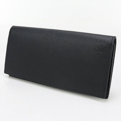 中古 ロエベ 長財布二折 メンズ ブランド LOEWE ロング ホリゾンタル ウォレット C660978X02 ブラック 財布 USDLO97622011