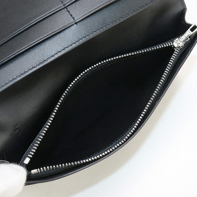 中古 ロエベ 長財布二折 メンズ ブランド LOEWE ロング ホリゾンタル ウォレット C660978X02 ブラック 財布 USDLO97622011