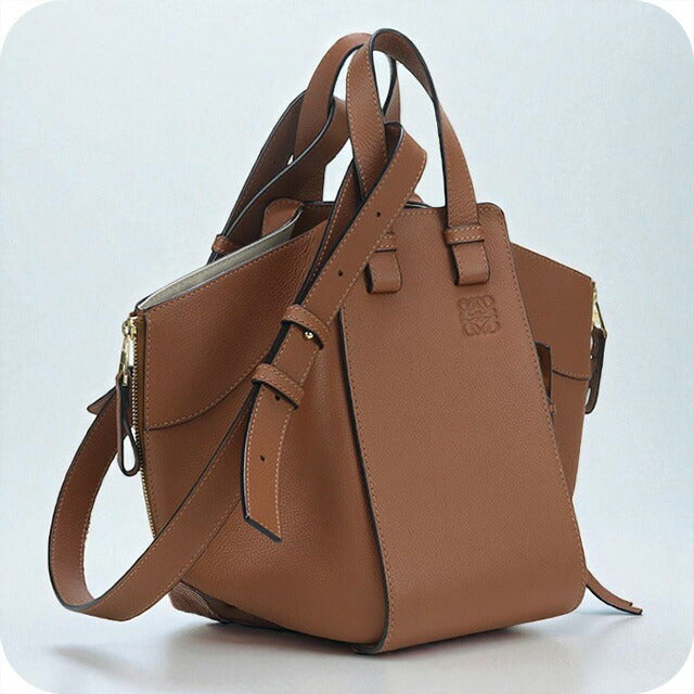 中古 ロエベ ハンドバッグ レディース ブランド LOEWE ハンモックバッグ スモール ブラウン バッグ USDLO98050011