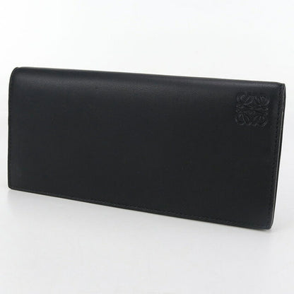 中古 ロエベ 長財布二折 メンズ ブランド LOEWE ロング ホリゾンタルウォレット ブラック 財布 USDLO98177011