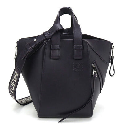 中古 ロエベ ハンドバッグ レディース ブランド LOEWE ハンモックバッグ コンパクト A538H13X14 パープル バッグ USDLO98306011