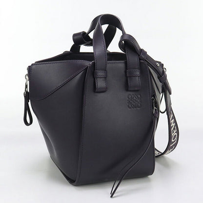 中古 ロエベ ハンドバッグ レディース ブランド LOEWE ハンモックバッグ コンパクト A538H13X14 パープル バッグ USDLO98306011