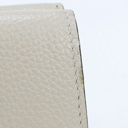 中古 ロエベ 三折財布 レディース ブランド LOEWE トライフォールド ウォレット ベージュ 財布 USDLO98676011