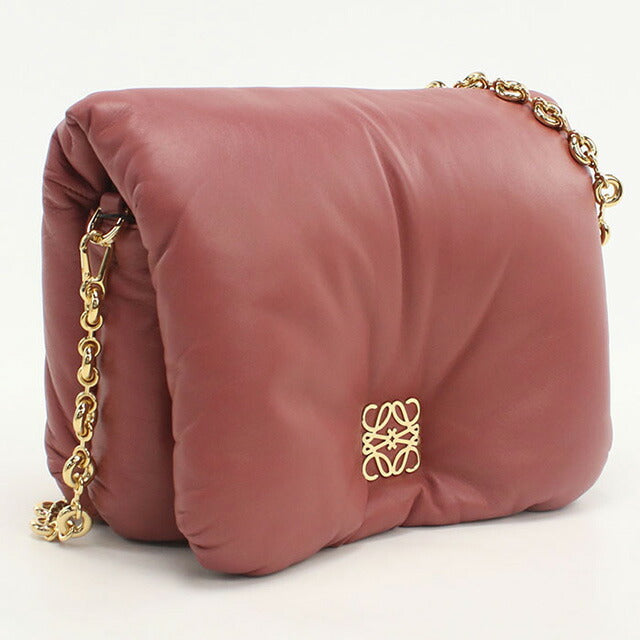 中古 ロエベ ショルダーバッグ レディース ブランド LOEWE チェーン ピンク バッグ USDLO98744011