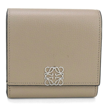 中古 ロエベ 二折財布 レディース ブランド LOEWE アナグラム ベージュ 財布 USDLO98811011