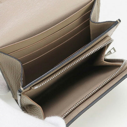 中古 ロエベ 二折財布 レディース ブランド LOEWE アナグラム ベージュ 財布 USDLO98811011