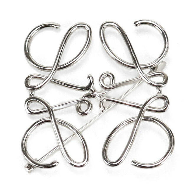 ロエベ LOEWE シルバー　アナグラム　ブローチ アナグラム ブローチ (メタル) シルバー - LOEWE