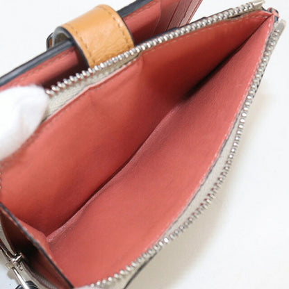 中古 ロエベ 二折財布 レディース ブランド LOEWE スリムジップ バイフォールドウォレット C660P3002 ベージュ 財布 USDLO99130011