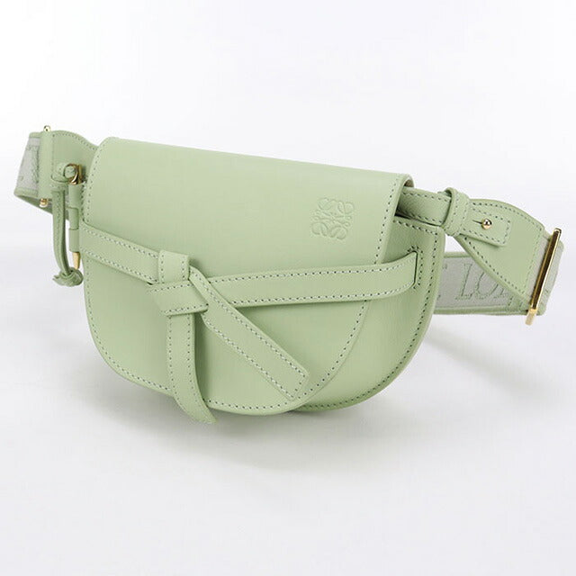 中古 ロエベ 斜め掛け ショルダーバッグ レディース ブランド LOEWE ゲートデュアル バッグミニ グリーン バッグ USDLO99242011